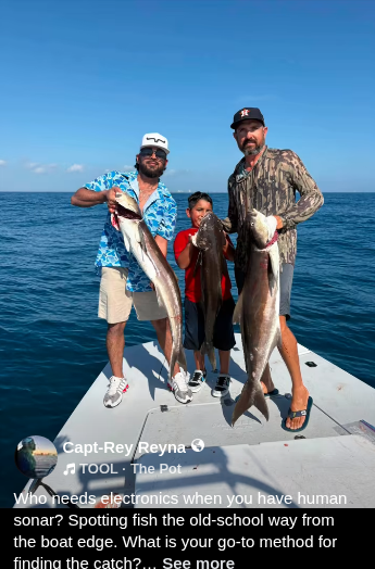 Reel thumbnail: spotting fish old-school from the boat edge